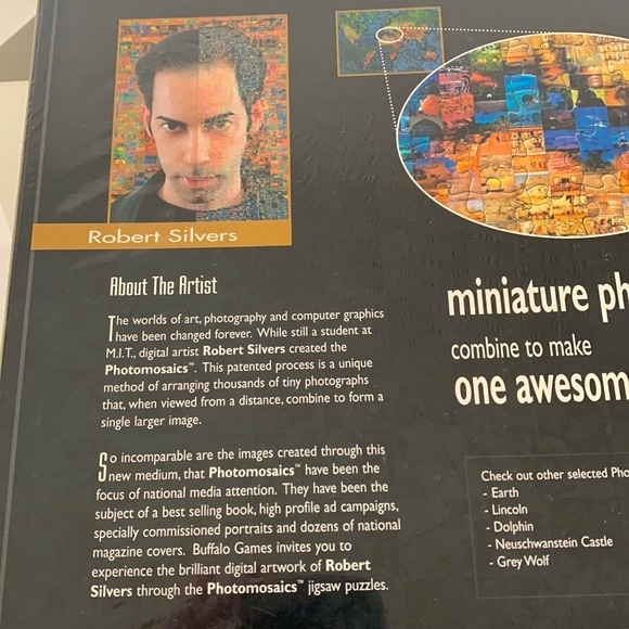 Photomosaics by Robert Silvers Sealed Christ From Dead Sea Scrolls Jigsaw Puzzle - Picture 14 of 16